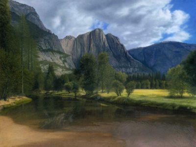  Yosemite Reflections, 36 x 48 Giclée 