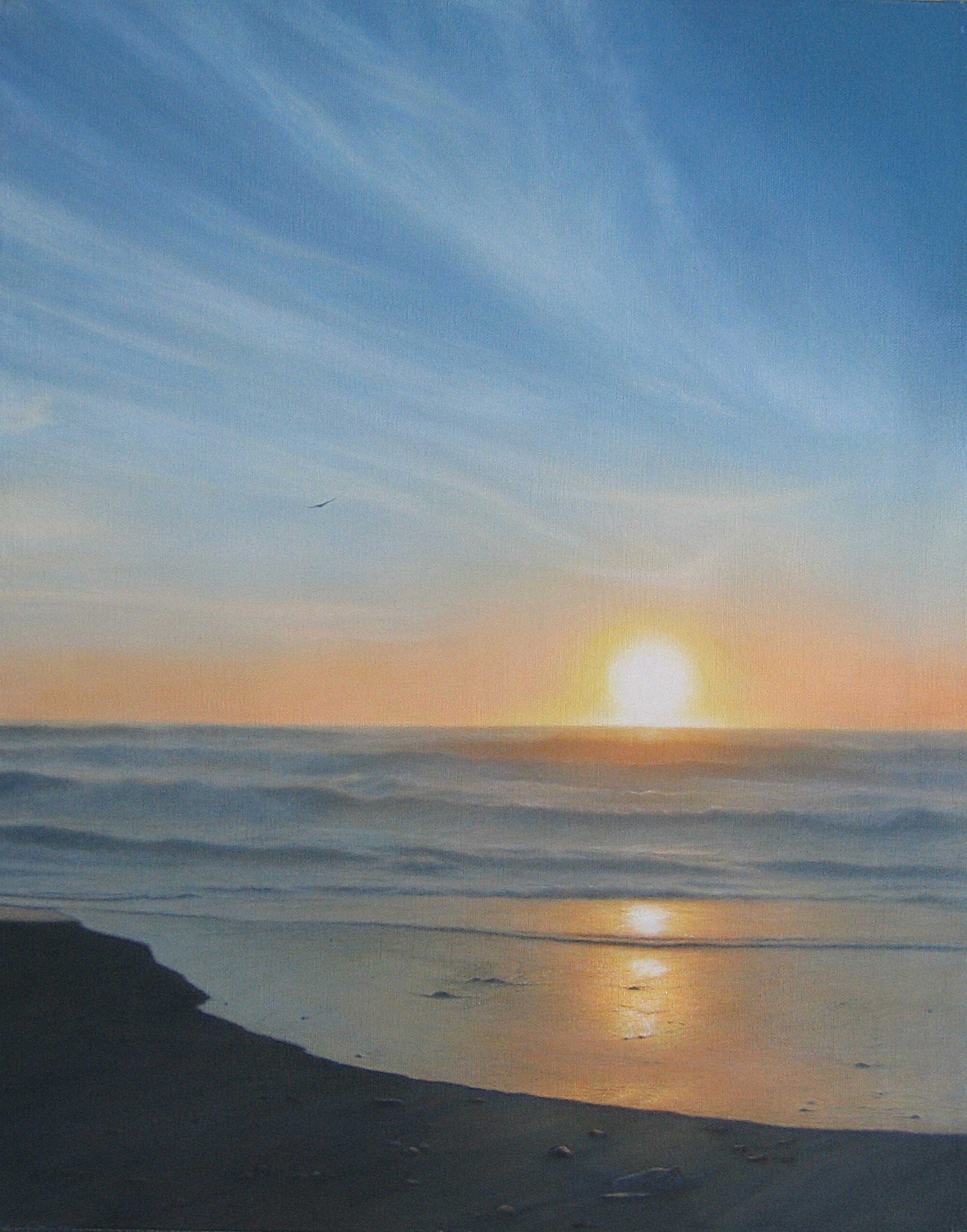  Blue Haze, 16 x 20 Original Oil 